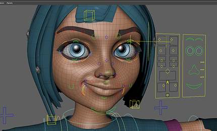 Powder production character rig